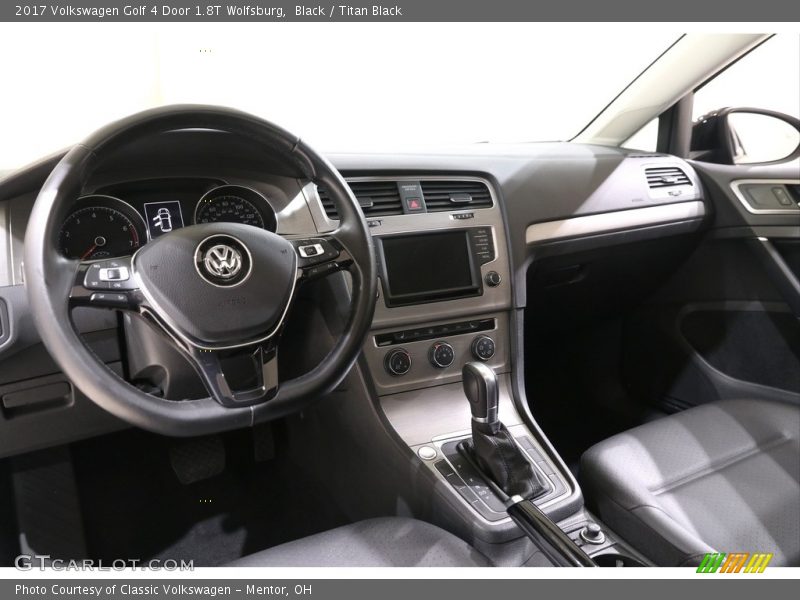 Black / Titan Black 2017 Volkswagen Golf 4 Door 1.8T Wolfsburg