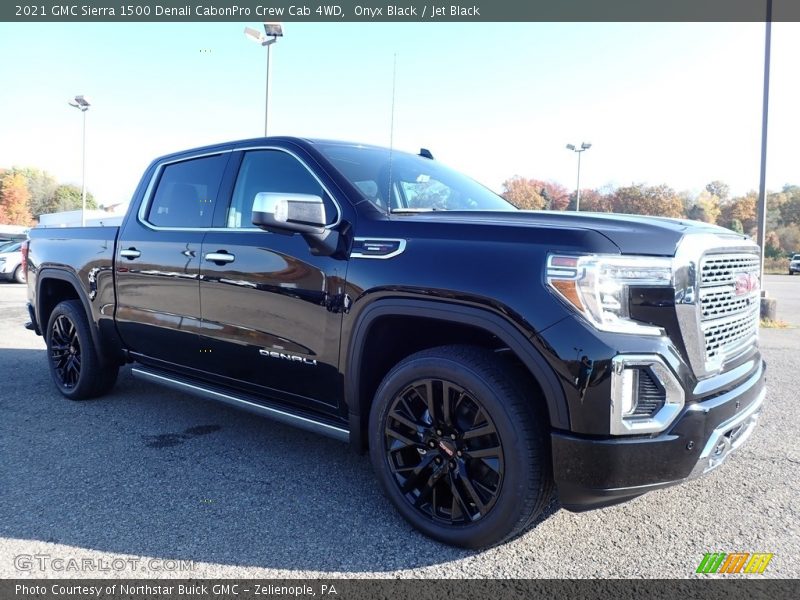 Onyx Black / Jet Black 2021 GMC Sierra 1500 Denali CabonPro Crew Cab 4WD