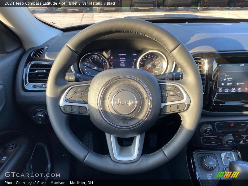 Billet Silver Metallic / Black 2021 Jeep Compass Latitude 4x4