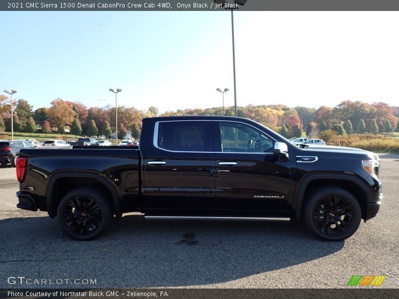 Onyx Black / Jet Black 2021 GMC Sierra 1500 Denali CabonPro Crew Cab 4WD