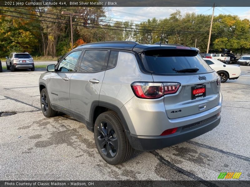 Billet Silver Metallic / Black 2021 Jeep Compass Latitude 4x4