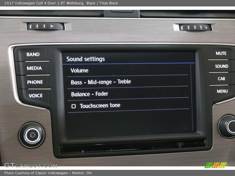 Black / Titan Black 2017 Volkswagen Golf 4 Door 1.8T Wolfsburg