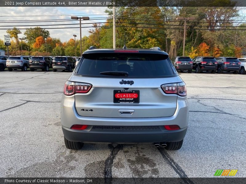 Billet Silver Metallic / Black 2021 Jeep Compass Latitude 4x4