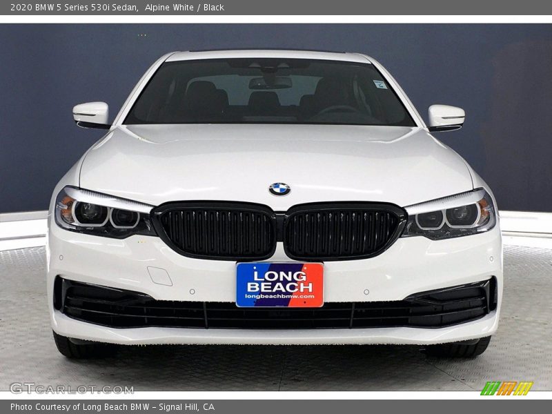 Alpine White / Black 2020 BMW 5 Series 530i Sedan