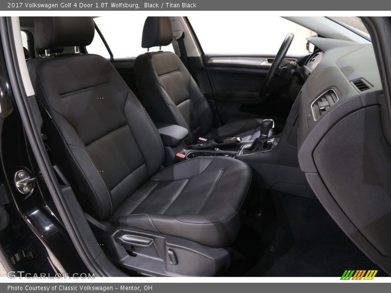 Black / Titan Black 2017 Volkswagen Golf 4 Door 1.8T Wolfsburg
