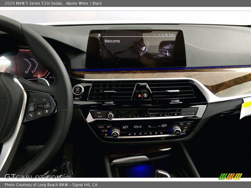 Alpine White / Black 2020 BMW 5 Series 530i Sedan
