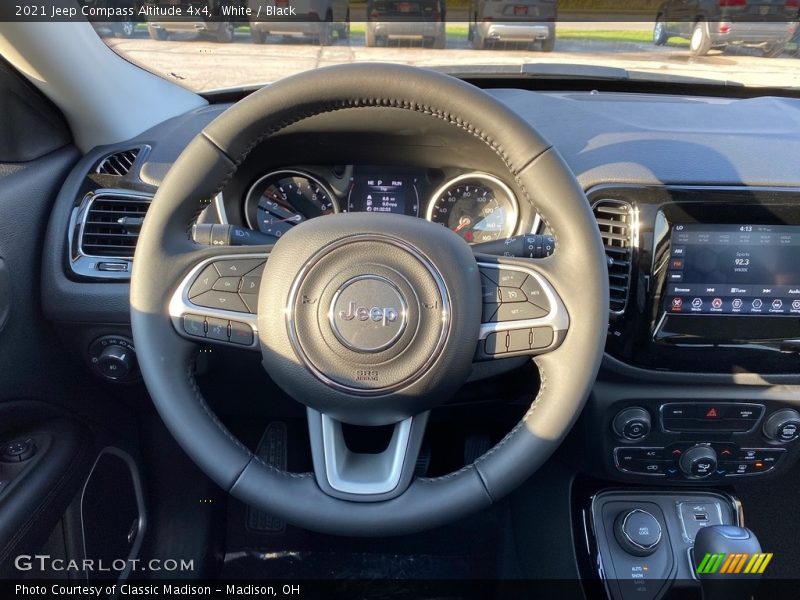 White / Black 2021 Jeep Compass Altitude 4x4