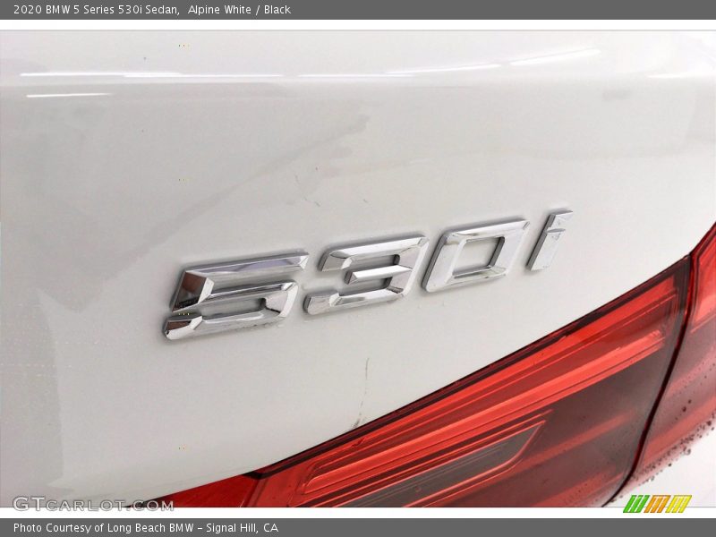 Alpine White / Black 2020 BMW 5 Series 530i Sedan