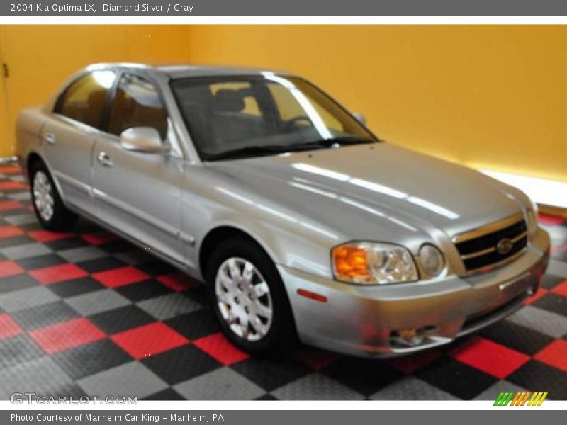 Diamond Silver / Gray 2004 Kia Optima LX