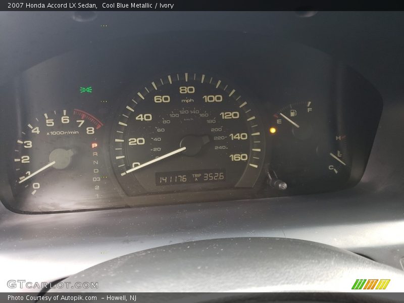 Cool Blue Metallic / Ivory 2007 Honda Accord LX Sedan