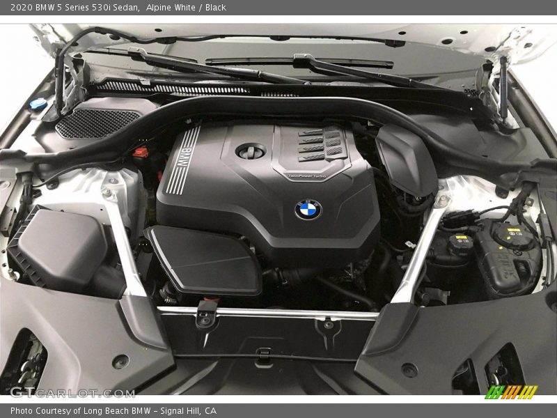 Alpine White / Black 2020 BMW 5 Series 530i Sedan