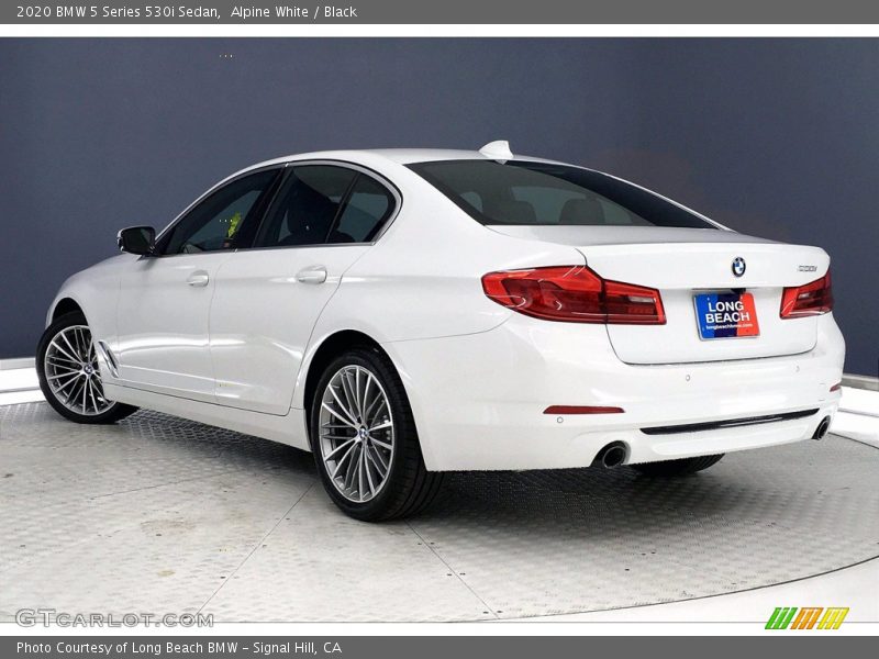 Alpine White / Black 2020 BMW 5 Series 530i Sedan