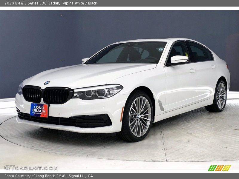 Alpine White / Black 2020 BMW 5 Series 530i Sedan