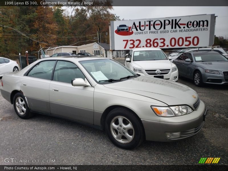 Cashmere Beige Metallic / Beige 1998 Lexus ES 300