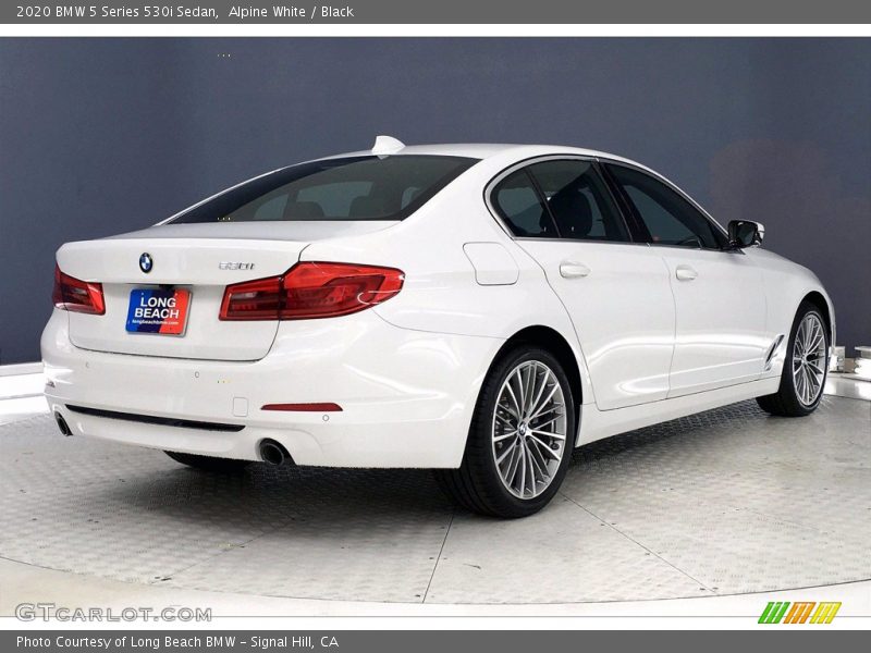Alpine White / Black 2020 BMW 5 Series 530i Sedan
