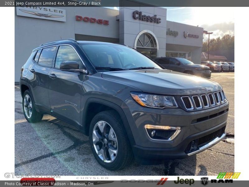 Sting-Gray / Black 2021 Jeep Compass Limited 4x4