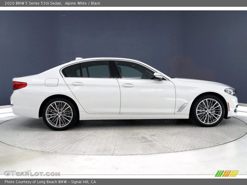 Alpine White / Black 2020 BMW 5 Series 530i Sedan