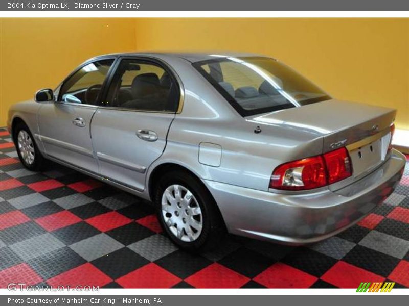 Diamond Silver / Gray 2004 Kia Optima LX