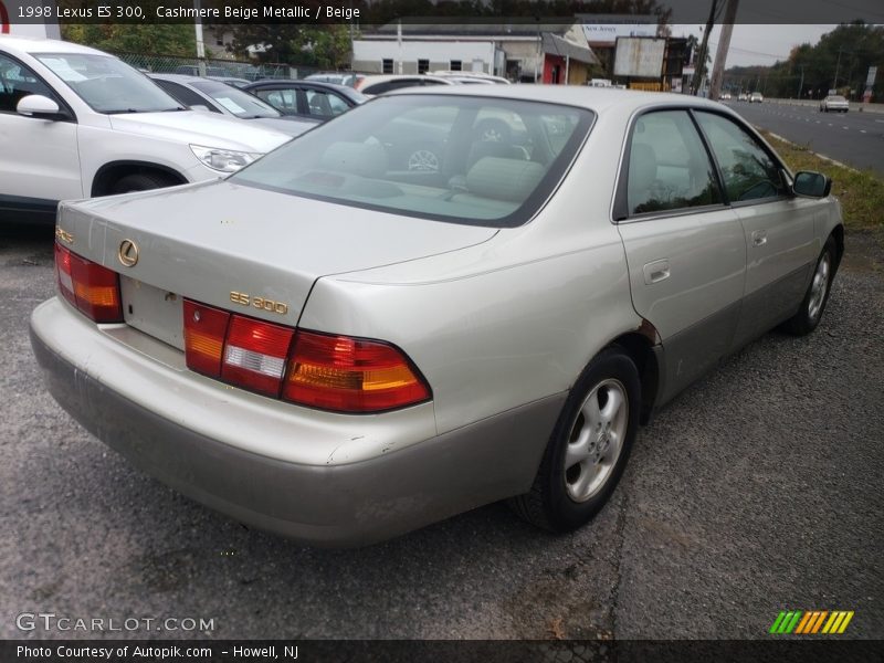 Cashmere Beige Metallic / Beige 1998 Lexus ES 300