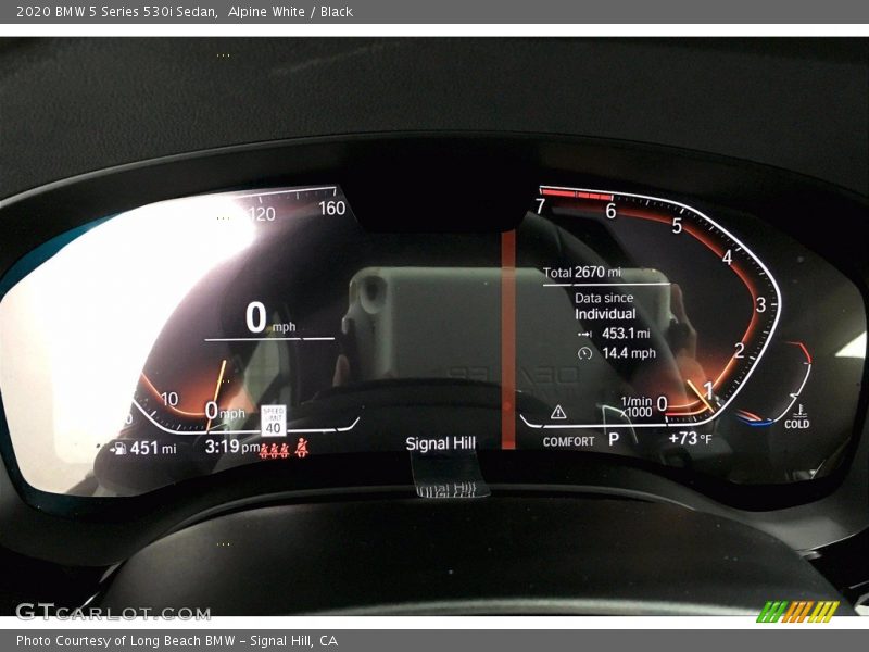 Alpine White / Black 2020 BMW 5 Series 530i Sedan