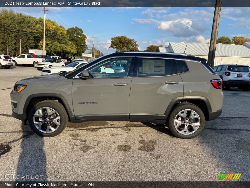 Sting-Gray / Black 2021 Jeep Compass Limited 4x4