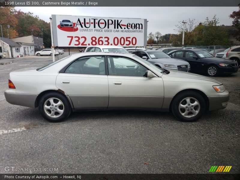 Cashmere Beige Metallic / Beige 1998 Lexus ES 300