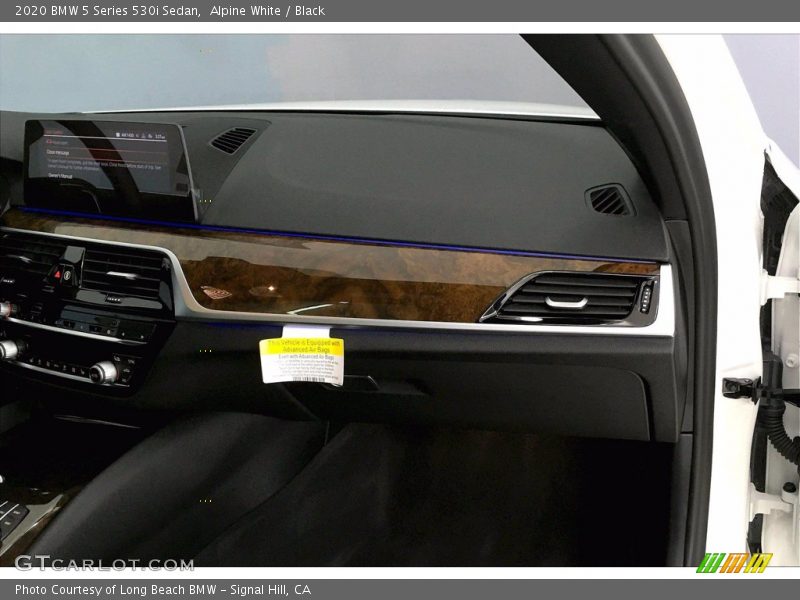 Alpine White / Black 2020 BMW 5 Series 530i Sedan