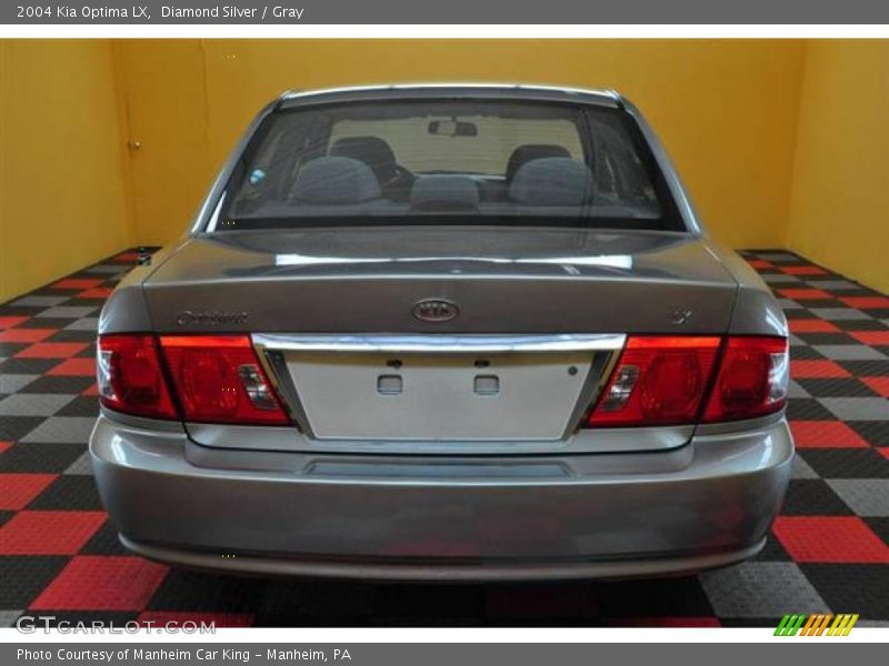 Diamond Silver / Gray 2004 Kia Optima LX