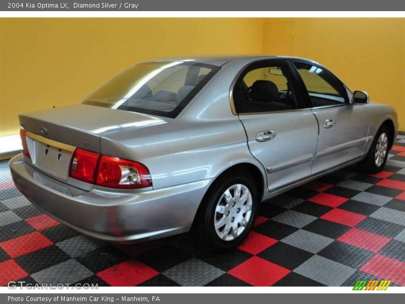 Diamond Silver / Gray 2004 Kia Optima LX