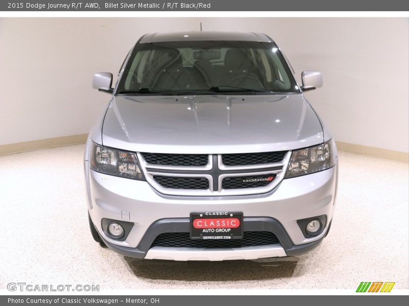 Billet Silver Metallic / R/T Black/Red 2015 Dodge Journey R/T AWD