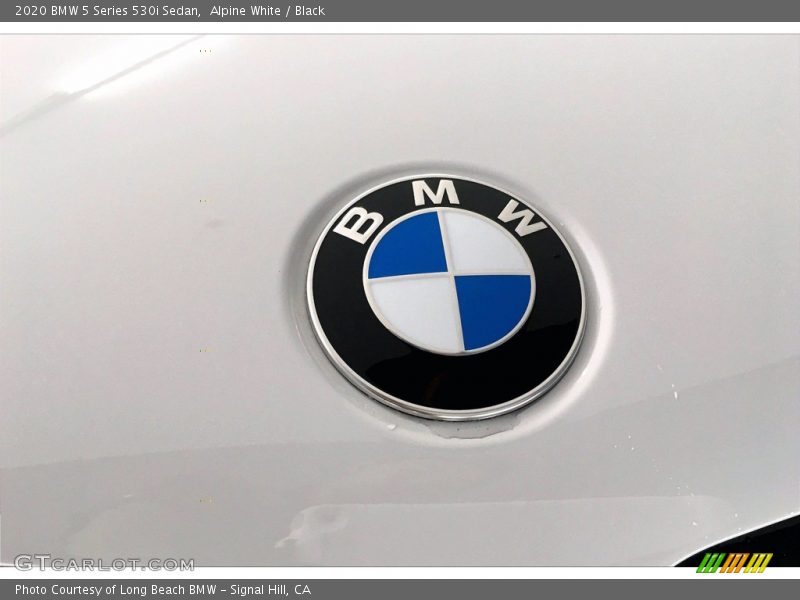 Alpine White / Black 2020 BMW 5 Series 530i Sedan