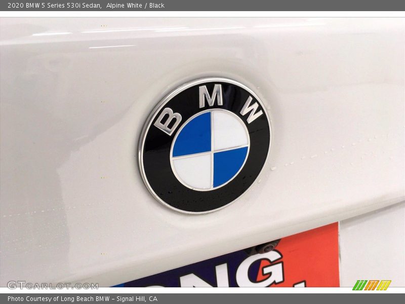 Alpine White / Black 2020 BMW 5 Series 530i Sedan