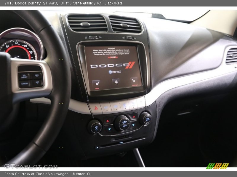 Billet Silver Metallic / R/T Black/Red 2015 Dodge Journey R/T AWD