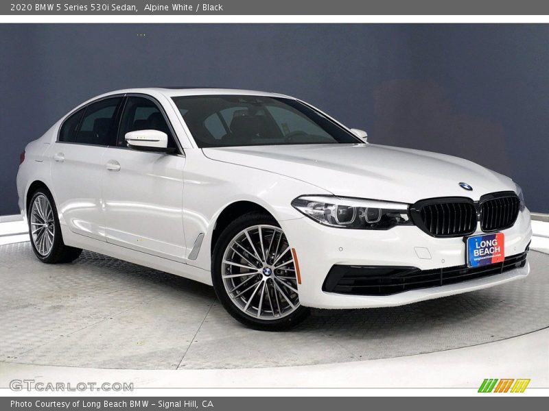 Alpine White / Black 2020 BMW 5 Series 530i Sedan