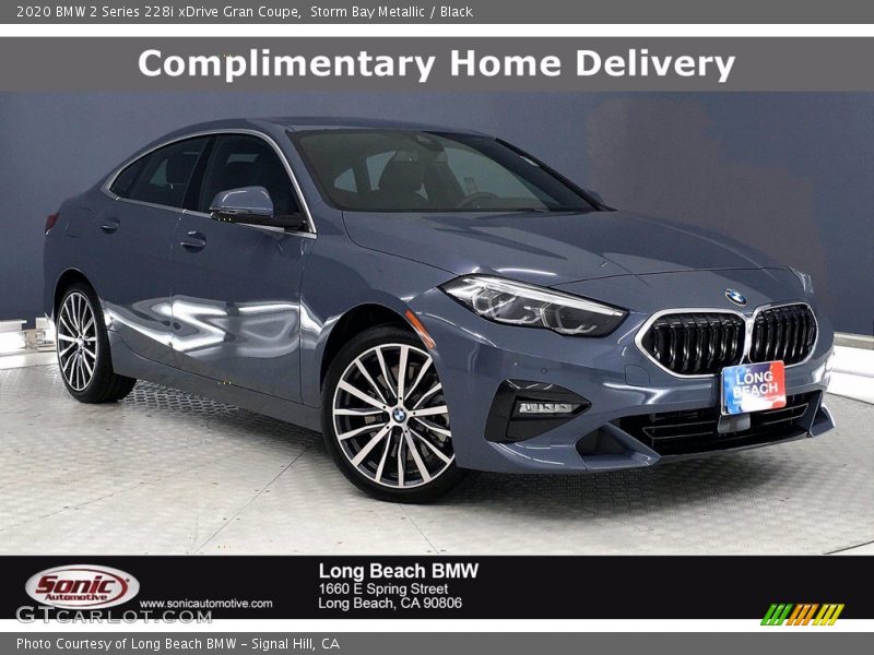 Storm Bay Metallic / Black 2020 BMW 2 Series 228i xDrive Gran Coupe
