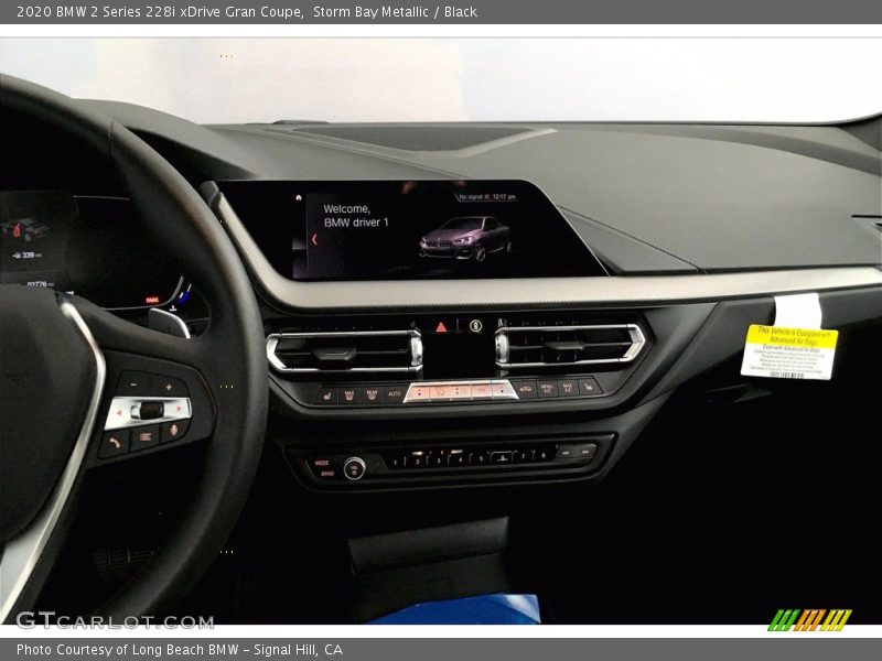 Storm Bay Metallic / Black 2020 BMW 2 Series 228i xDrive Gran Coupe
