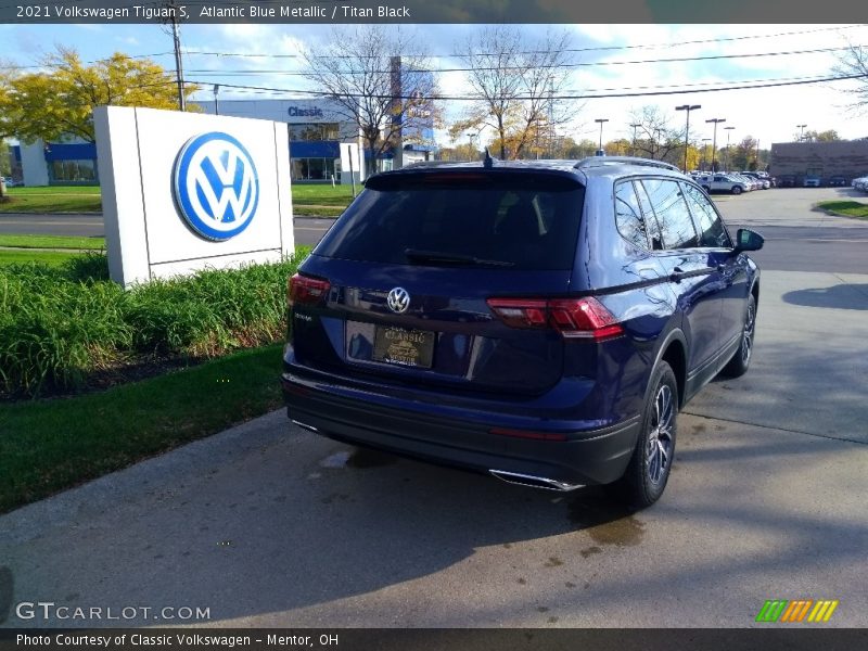 Atlantic Blue Metallic / Titan Black 2021 Volkswagen Tiguan S