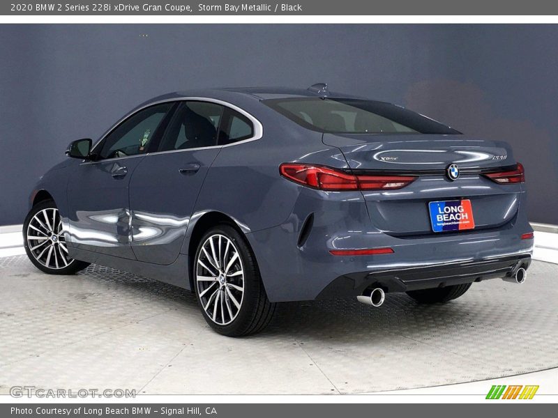Storm Bay Metallic / Black 2020 BMW 2 Series 228i xDrive Gran Coupe