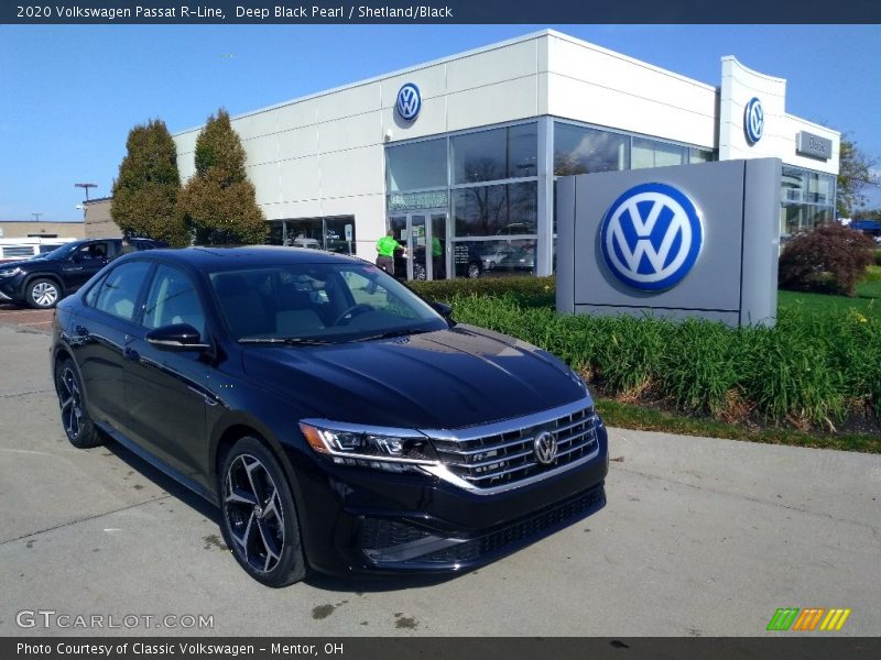 Deep Black Pearl / Shetland/Black 2020 Volkswagen Passat R-Line