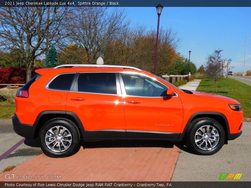 Spitfire Orange / Black 2021 Jeep Cherokee Latitude Lux 4x4