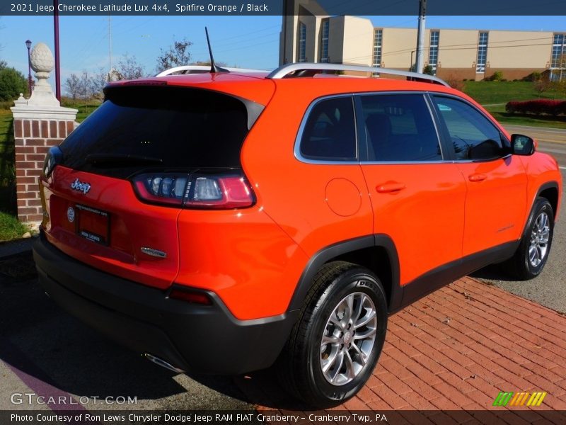 Spitfire Orange / Black 2021 Jeep Cherokee Latitude Lux 4x4