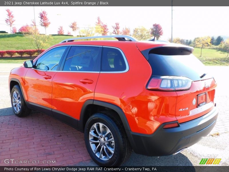 Spitfire Orange / Black 2021 Jeep Cherokee Latitude Lux 4x4