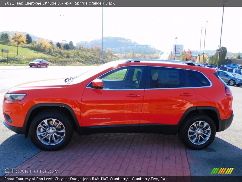 Spitfire Orange / Black 2021 Jeep Cherokee Latitude Lux 4x4