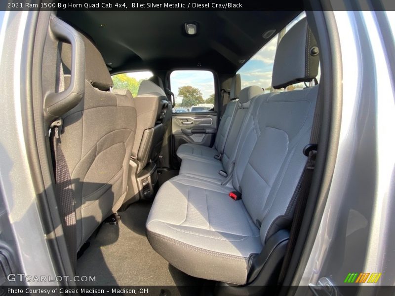 Rear Seat of 2021 1500 Big Horn Quad Cab 4x4