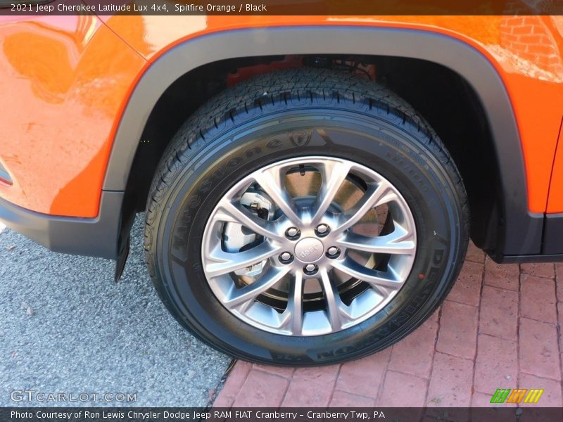 Spitfire Orange / Black 2021 Jeep Cherokee Latitude Lux 4x4