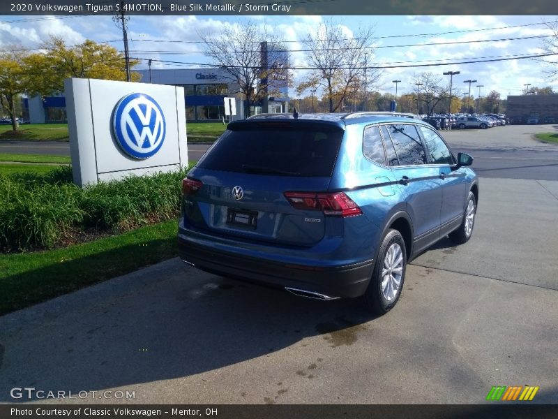 Blue Silk Metallic / Storm Gray 2020 Volkswagen Tiguan S 4MOTION