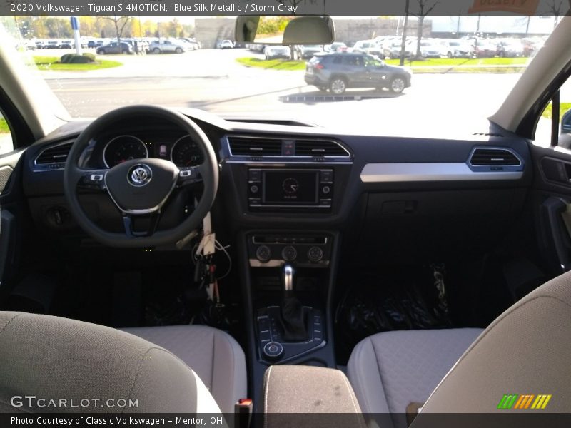 Blue Silk Metallic / Storm Gray 2020 Volkswagen Tiguan S 4MOTION