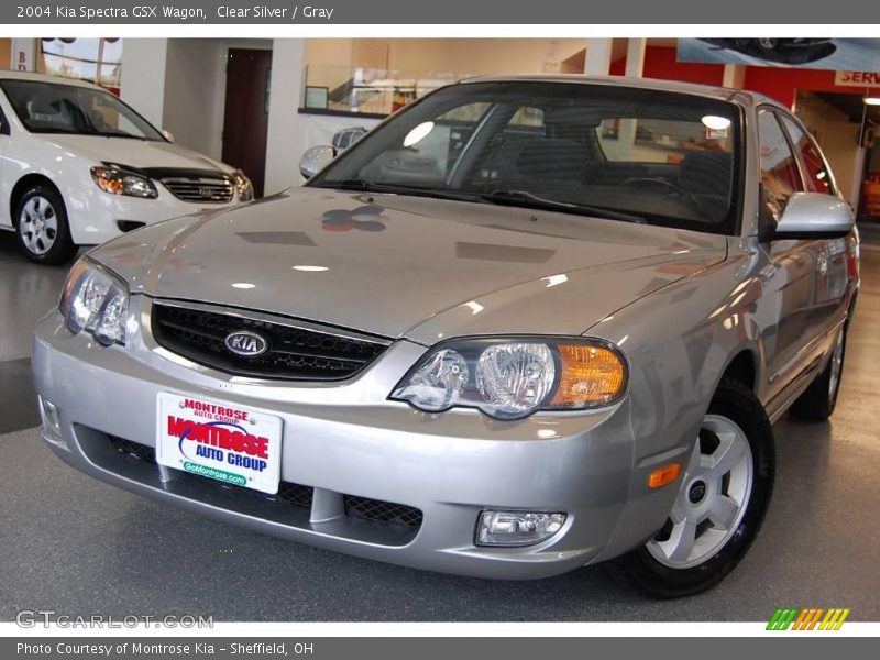 Clear Silver / Gray 2004 Kia Spectra GSX Wagon