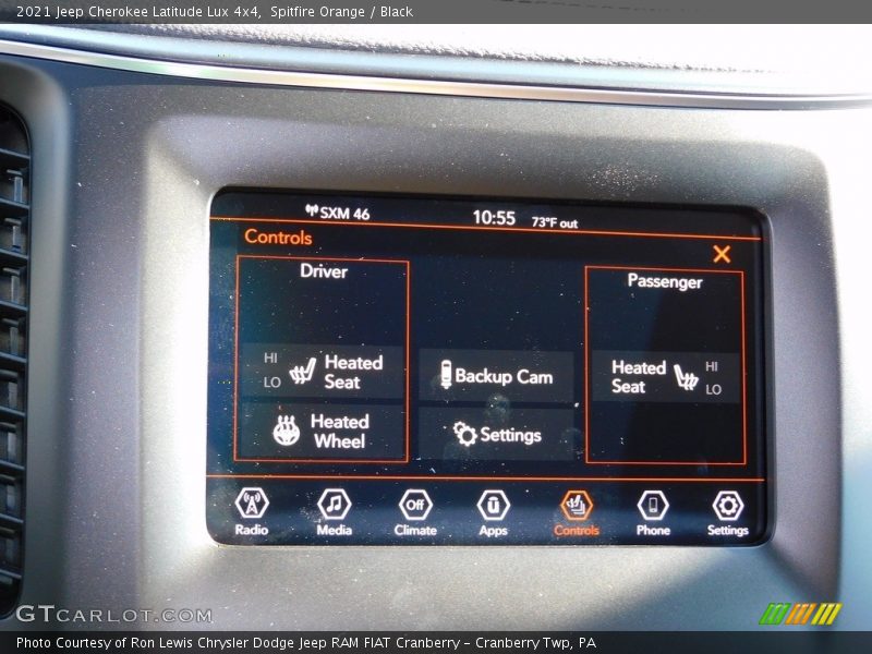 Spitfire Orange / Black 2021 Jeep Cherokee Latitude Lux 4x4