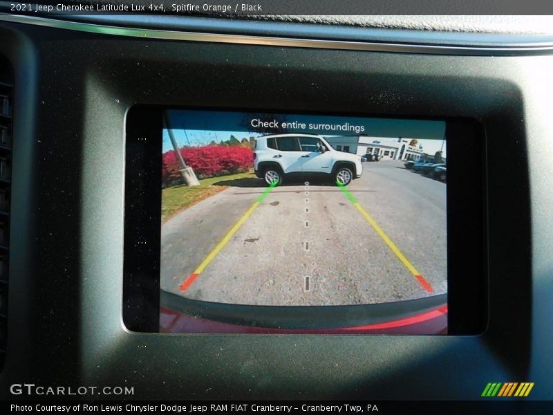 Spitfire Orange / Black 2021 Jeep Cherokee Latitude Lux 4x4
